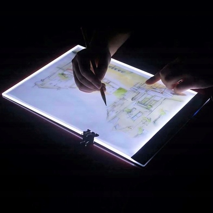 TABLET GRAFICZNY XL LED - PREZENT NA ŚWIĘTA - DESKA KREŚLARSKA PODŚWIETLANA