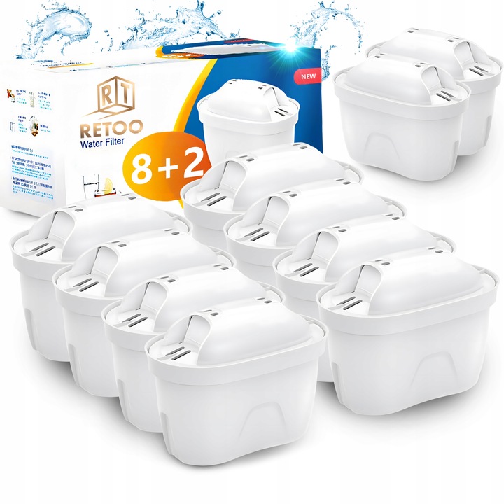10X FILTR WODY WKŁAD FILTRUJĄCY DO DZBANKA ZAMIENNIK PHILIPS DAFI