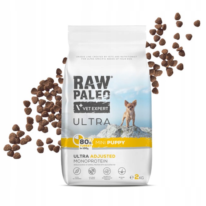 Vetexpert Raw Paleo Ultra Turkey Puppy Mini 2kg
