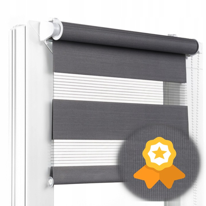 ROLETA DZIEŃ NOC 68x150 CM NAPINACZ RÓŻNE KOLORY