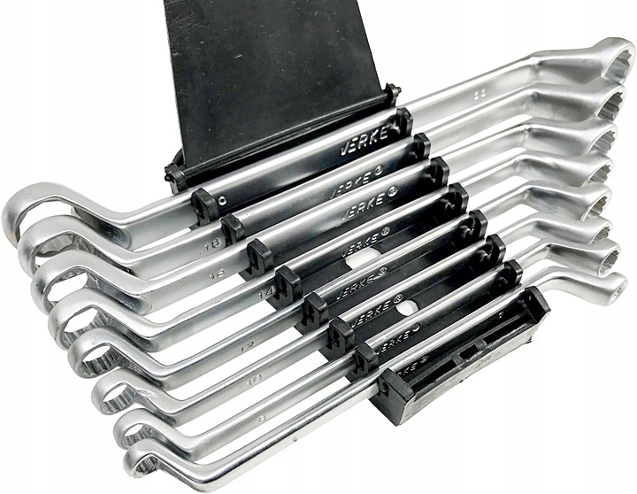 KLUCZE OCZKOWE ODGIĘTE WYGIĘTE 6-22mm 8 szt ZESTAW KLUCZY OCZKOWYCH