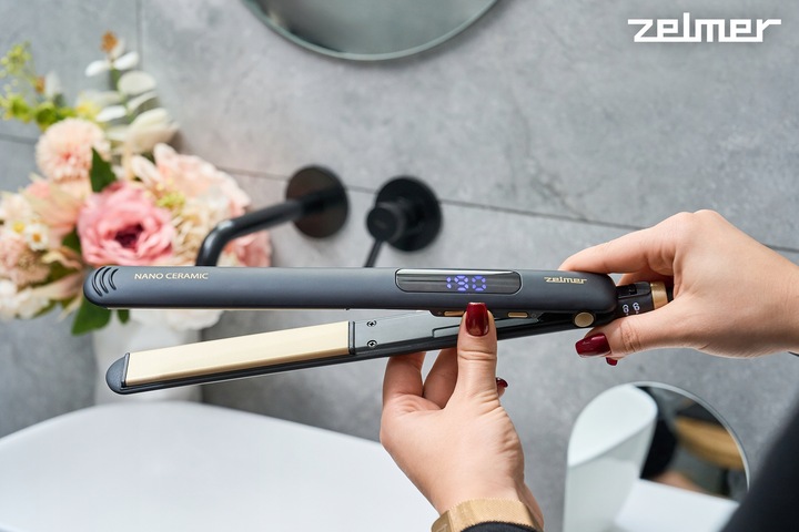 PROSTOWNICA CERAMICZNA DO WŁOSÓW ZELMER REG TEMP 2W1 PROSTOWANIE +