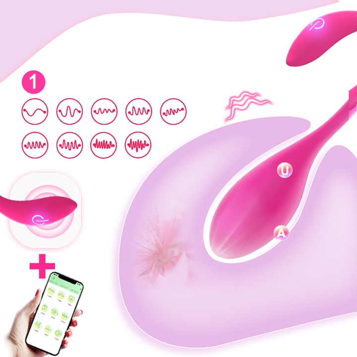 Wibrator sterowany aplikacją wibrujące jajko APP