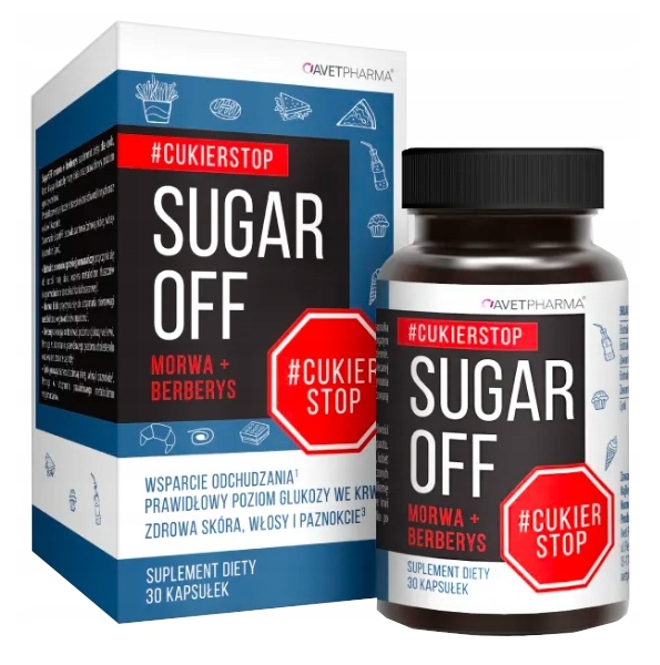 SUGAR OFF cukier stop morwa berberys - odchudzanie