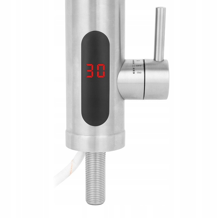 ELEKTRYCZNY PODGRZEWACZ WODY PRZEPŁYWOWY BATERIA KRAN OGRZEWACZ NOVEEN LED