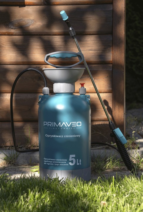 OPRYSKIWACZ CIŚNIENIOWY RĘCZNY STALOWA LANCA 100CM OGRODOWY 5L XL