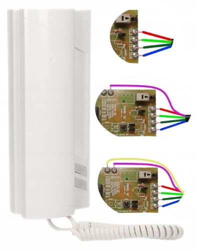 UNIFON 4,5,6-ŻYŁOWY PROEL PA-456 ANALOGOWY DOMOFON INSTALACJA 4 lub 5