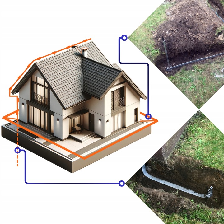Uziom Pionowy Ocynkowany Szpilka 4x1,5m Zestaw 6m + Złącze i Pobijak