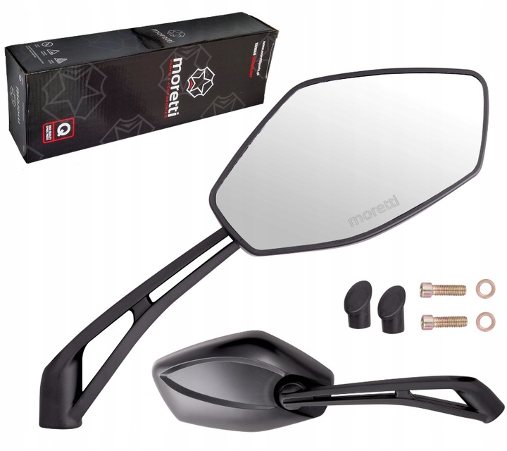LUSTERKA MOTOCYKLOWE DO SKUTERA MOTOCYKLA QUAD M8 L+R / R+R HOMOLOGACJA
