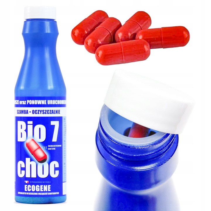 Bio7 CHOC starter oczyszczalni bakterie BIO 7 | SILNY STARTER BIO7 5