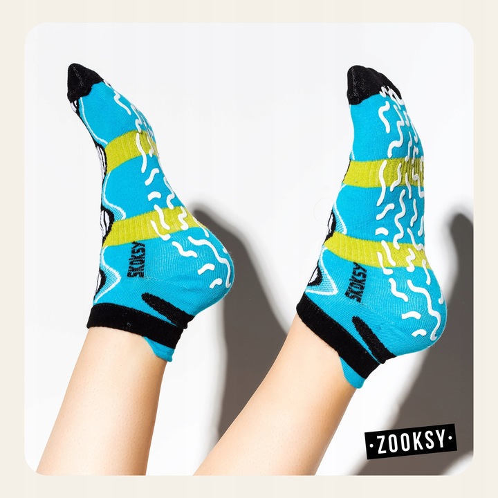2x Skarpetki ABS Antypoślizgowe Damskie Sportowe Fitness Joga 41-46 ZOOKSY
