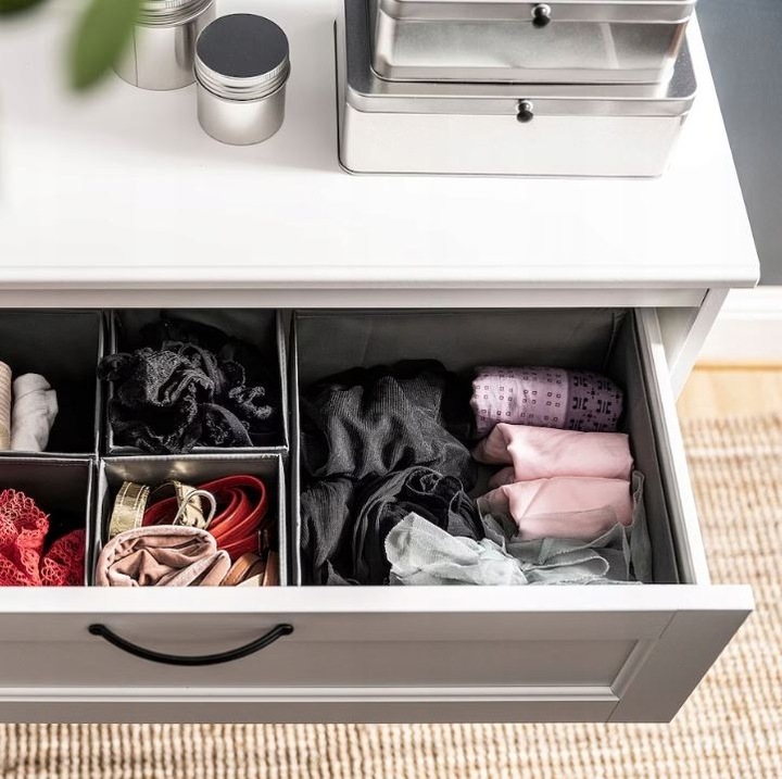 ORGANIZER NA BIELIZNĘ SKARPETKI DO SZUFLADY SZAFY ZESTAW POJEMNIK 6