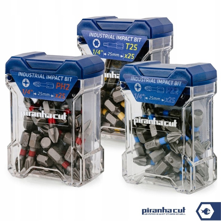 PIRANHACUT Uchwyt magnetyczy do bitów 1/4 GRATIS - Idealny
