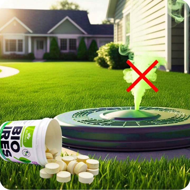 2x Tabletki bio bakterie do szamba oczyszczalni Bioires Tabs zapas na