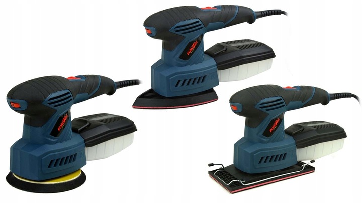 SZLIFIERKA OSCYLACYJNA MIMOSRODOWA WIELOFUNKCYJNA DO DREWNA METALU