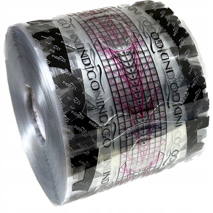 INDIGO SZABLONY FORMY DO PRZEDŁUŻANIA FORMY TRANSPARENTNE clear 100 szt