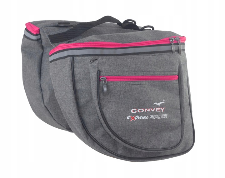 Torba rowerowa na bagażnik Sakwa dwie komory Codura Produkt Polski Convey