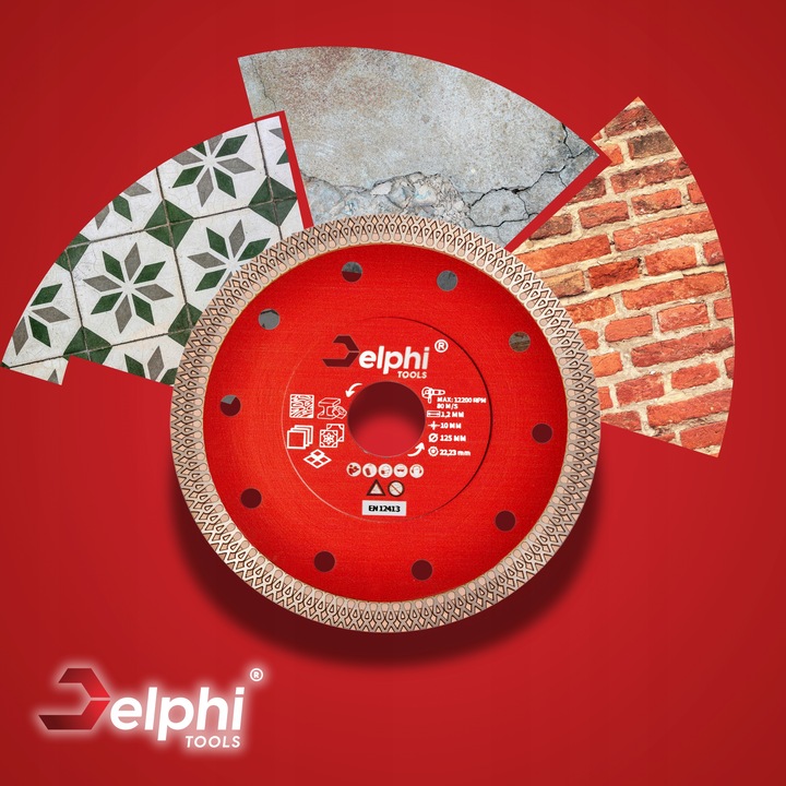 TARCZA DIAMENTOWA DO CIĘCIA GRESU PŁYTEK KAMIENIA CERAMIKI SPIEKU