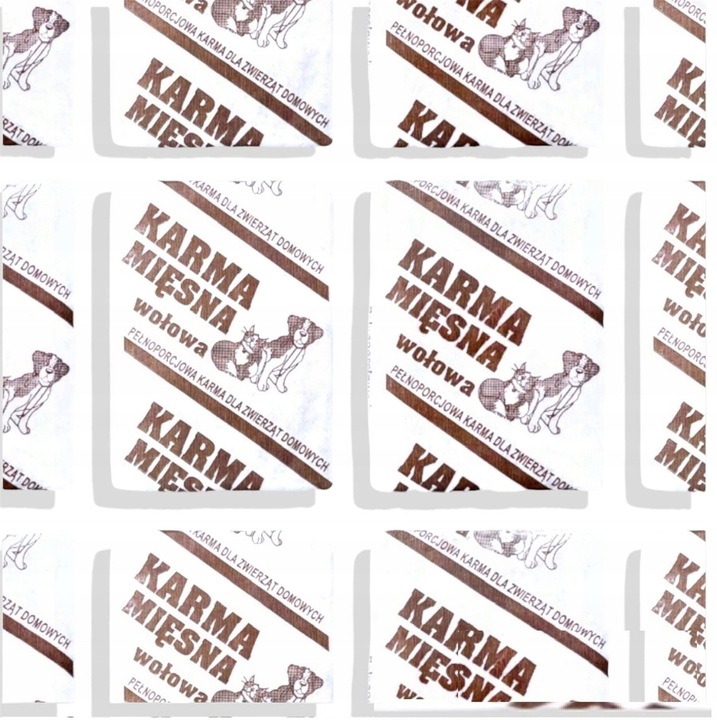 10kg Mięso mrożone dla psa WOŁOWE Clasic 100% barf wołowina karma +