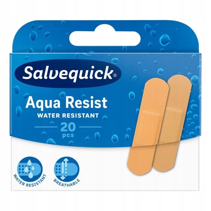Salvequick plastry Aqua Resist - 20 sztuk