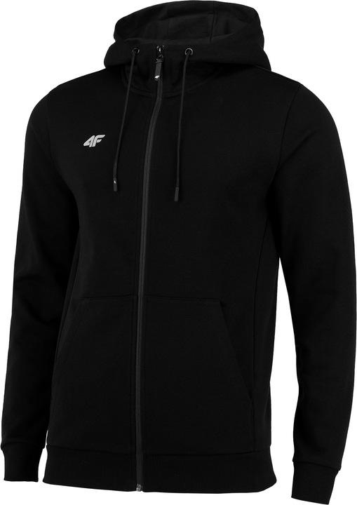 4F BLUZA Z KAPTUREM ROZPINANA BAWEŁNA BLM004B r. L