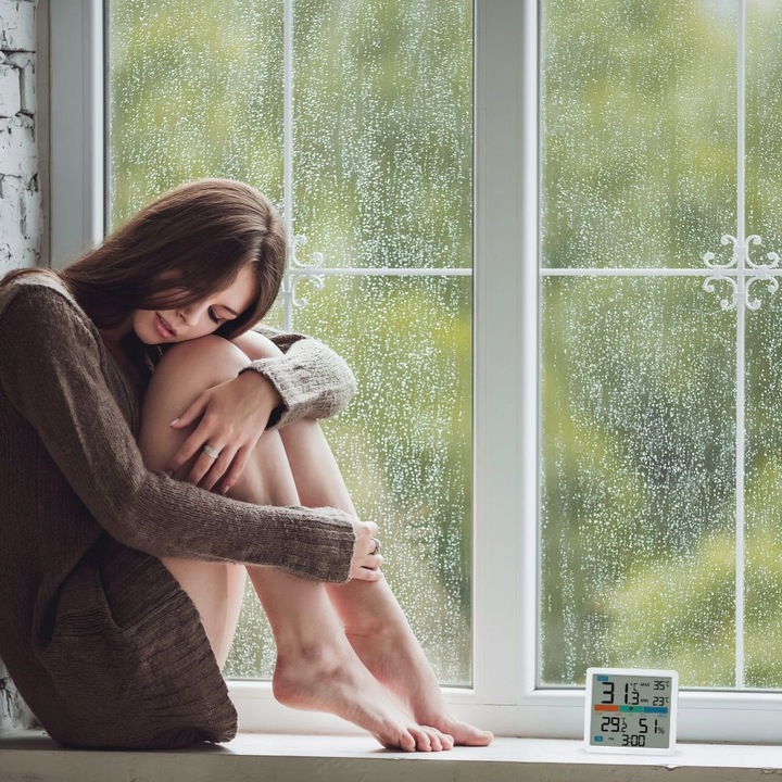 Stacja Pogodowa Termometr zewnętrzny pokojowy wewnętrzny Higrometr Manta