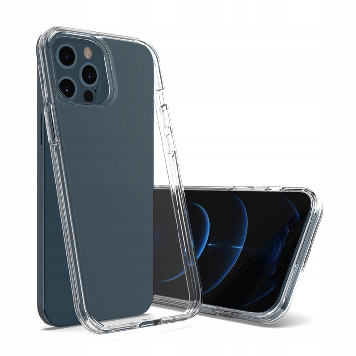 Etui I&G do iPhone 13 PRO | CLEAR Case Przezroczyste MOCNE + 2 x SZKŁO