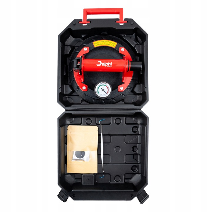 PRZYSSAWKA DO PŁYTEK PRÓŻNIOWA Z POMPKĄ MANOMETR UCHWYT do SZYB GLAZURY PRO