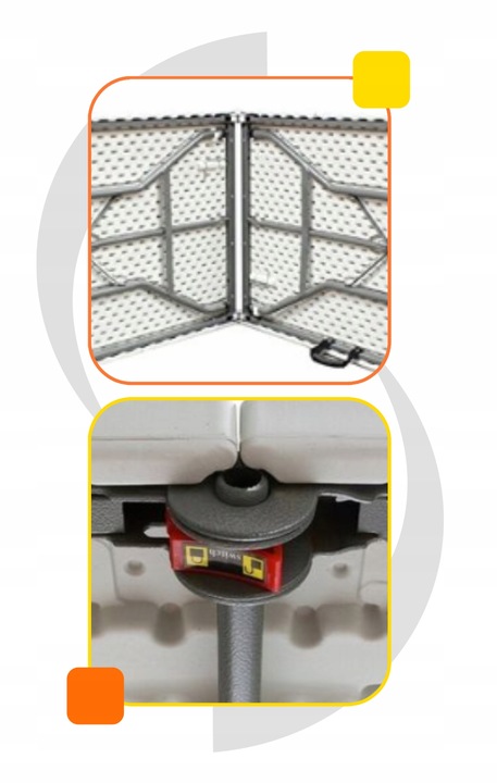 STÓŁ CATERINGOWY SKŁADANY WALIZKA BANKIETOWY OGRODOWY 180 CM WYTRZYMAŁY