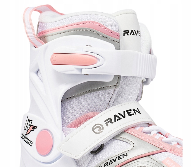 Rolki Regulowane RAVEN Pulse White/Pink 37-40