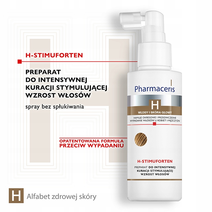Pharmaceris H Preparat do intensywnej kuracji na wzrost włosów, 125 ml