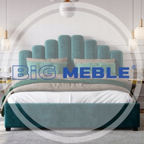 Łóżko tapicerowane 120x200 cm z pojemnikiem VINCI różne kolory wzory mix