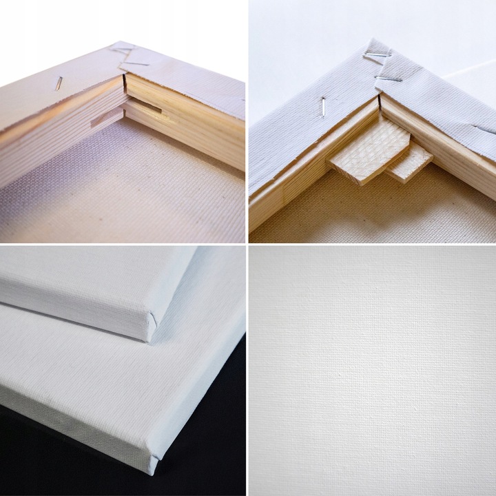 Podobrazie malarskie 80X120 cm Białe Płótno Idealne do malowania