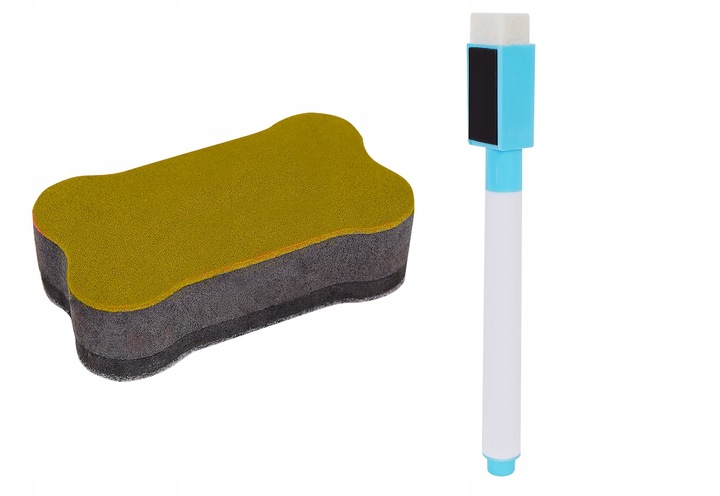 Tablica Magnetyczna Suchościeralna Kredowa Stojąca Dwustronna Drewniana 6w1