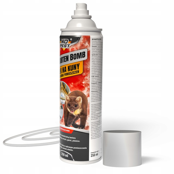 BOMBA ŚRODEK PREPARAT NA KUNY DO ODSTRASZANIA KUN DO GARAŻU PODDASZA 3