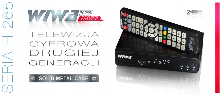 Tuner Dekoder Telewizji Naziemnej DVB T2 H.265 HEVEC TV MAXX