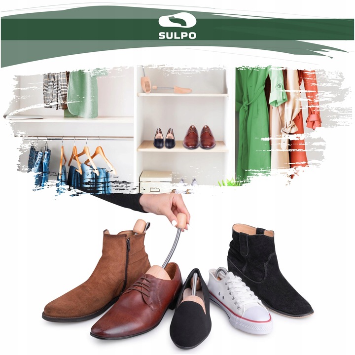 Prawidła do butów drewniane sprężynowe do rozciągania obuwia rozmiar