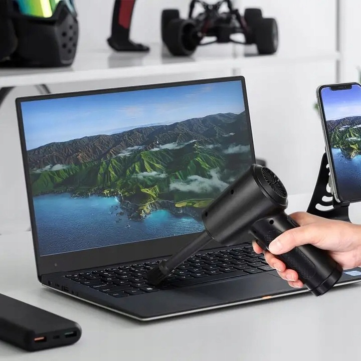 ELEKTRYCZNA DMUCHAWA SPRĘŻONE POWIETRZE KOMPRESOR AIR DUSTER DO KURZU MKR