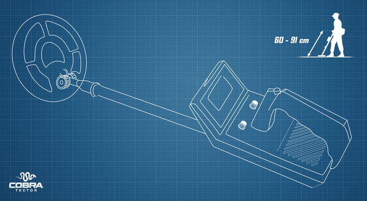 WYKRYWACZ METALI DETEKTOR METALU COBRA CT-1061