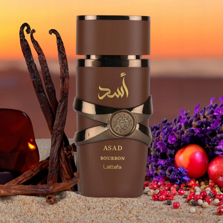 Lattafa Asad Bourbon 100ml EDP woda perfumowana dla mężczyzn zapach męski