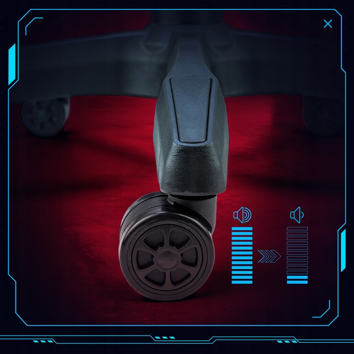 Fotel Gamingowy Biurowy Obrotowy Kubełkowy Krzesło Biurowe Czarny