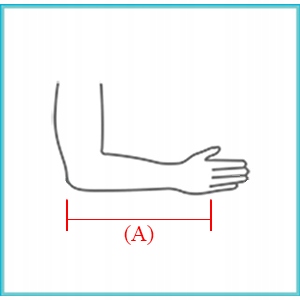 Temblak siatkowy na rękę L MEK 5002 przewiewny temblak na bark ortopedyczny