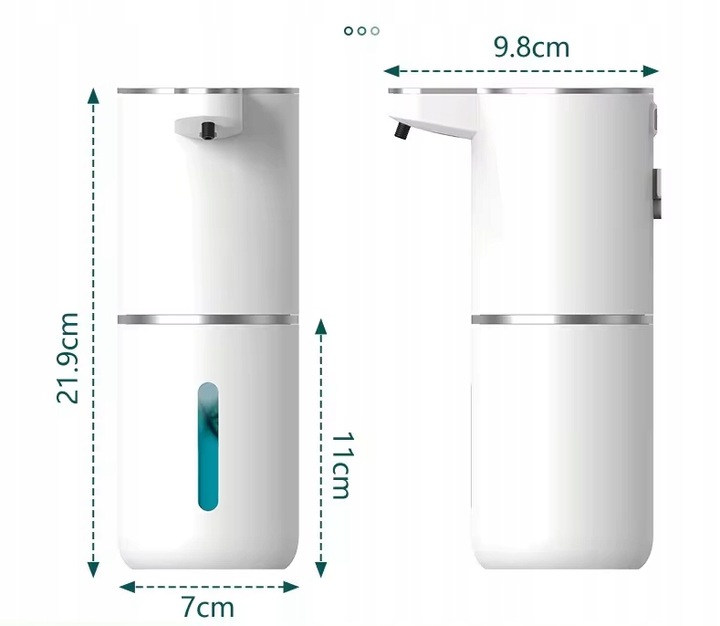 BEZDOTYKOWY AUTOMATYCZNY DOZOWNIK DO MYDŁA W PIANIE DYSPENSER DO PIANY