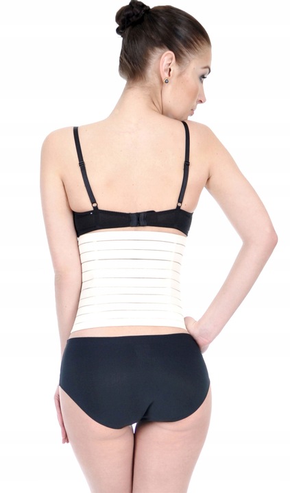 Orirose PAS gorset mocno WYSZCZUPLAJĄCY brzuch talię poporodowy Z REGULACJĄ