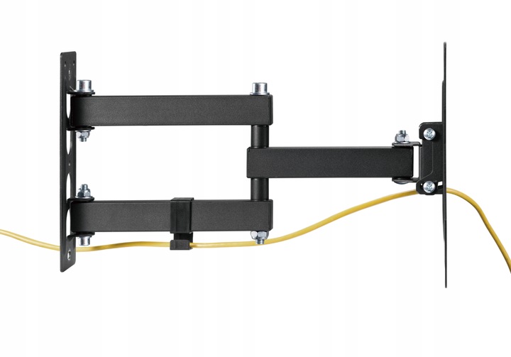 Obrotowy UCHWYT ŚCIENNY do MONITORA i TELEWIZORA na wysięgniku 23-43" 35kg