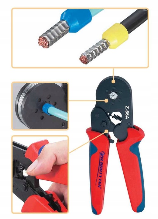 ENERGOTYTAN PRASKA ZACISKARKA DO TULEJEK 0,25-6 Z6