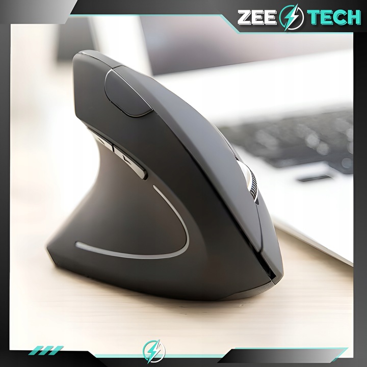 MYSZKA PIONOWA BEZPRZEWODOWA WERTYKALNA CICHA MYSZ DO KOMPUTERA LAPTOPA