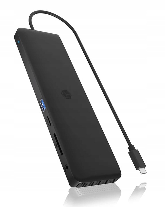 Stacja dokująca ICY BOX IB-DK2116-C USB 3.2 Gen 2 Typ C Czarna
