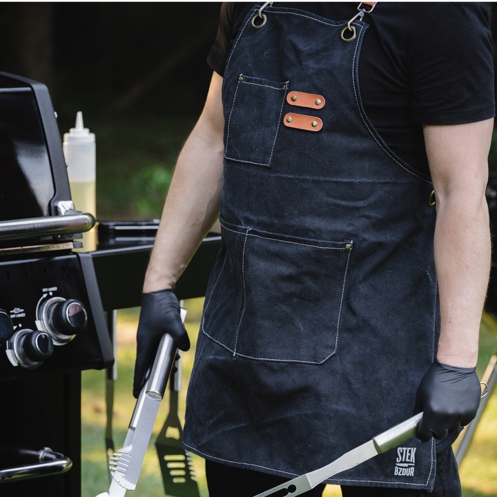 Fartuch Kuchenny StekBzdur Kelnerski Barmański Barberski dla Kucharza