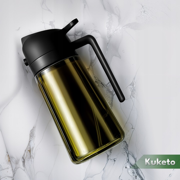 SPRYSKIWACZ DO OLIWY OLEJU OCTU CIEMNE SZKŁO DOZOWNIK SZKLANY MGIEŁKA 470ML